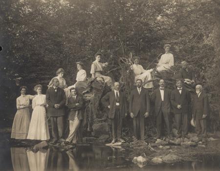 James Henry Morgan with Dickinson faculty, c.1915