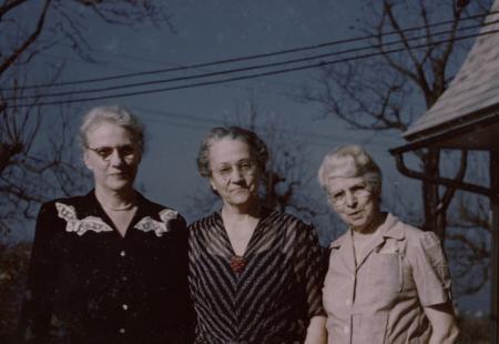 Julia and Margaret Morgan, 1947