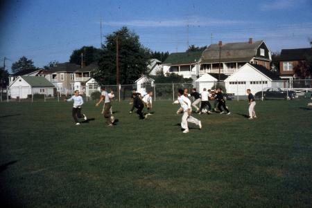 Interfraternity football, 1958