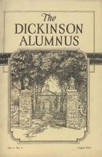 Dickinson Alumnus, August 1923