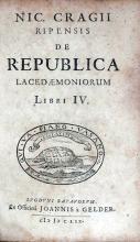 De Republica Lacedaemoniorum Libri IV