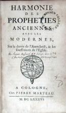 Harmonie Des Propheties Anciennes Avec Les Modernes, Sur la durée de...