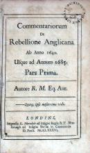 Commentariorum De Rebllione Anglicana Ab Anno 1640. Usque ad...