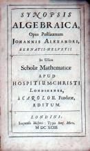 Synopsis Algebraica, Opus Posthumum