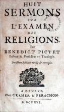 Huit Sermons Sur L'Examen Des Religions