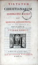 Virtutum Christianarum Insinuatio Facilis Et Quibusvis Accommodata
