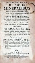 Dissertatio Medica De Aquis Mineralibus Iisque Saluberrimis