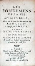 Les Fondemens De La Vie Spirituelle, Tirez du Livre de l'Imitation de Jesus Christ