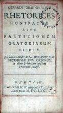 Rhetorices Contractae Sive Partitionum Oratoriarum