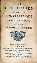 Le Theologien dans les Conversations Avec Les Sages et les Grands Du Monde