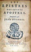 Les Epistres des Saints Apostres