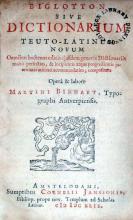 Biglotton sive Dictionarium Teuto-Latinum Novum