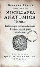 Miscellanea Anatomica, Hominis, Brutorumque variorum...