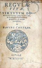 Regvlae Vitae. Virtvtvm Descriptiones Methodicae