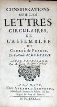 Considerations Sur Les Lettres Circulaires, De L'Assemblée Du Clergé...