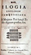 V. Cl. Elogia Anglorum Cambdeniana