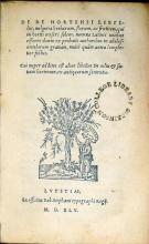 De Re Hortensi Libellus, uulgaria herbarum, florum, ac fruticum...