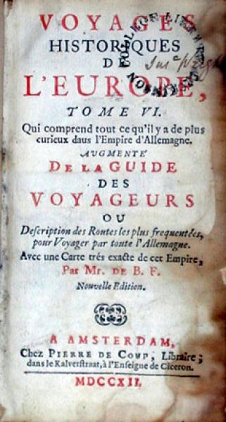 Voyages Historiques De L'Europe