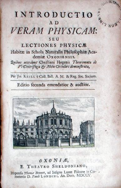 Introductio Ad Veram Physicam: Seu Lectiones Physicae Habitae in Schola...