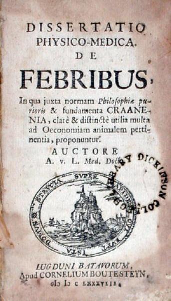 Dissertatio Physico-Medica. De Febribus