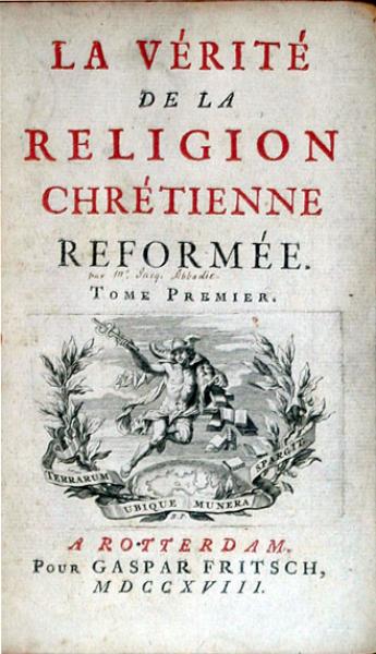 La Vérité de la Religion Chrétienne Reformée