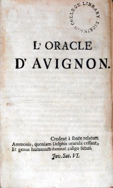 L'Oracle D'Avignon