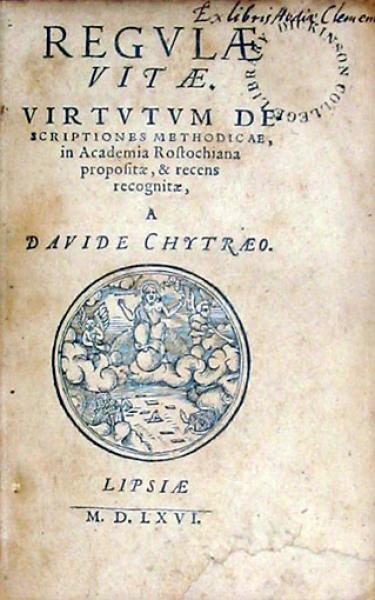 Regvlae Vitae. Virtvtvm Descriptiones Methodicae