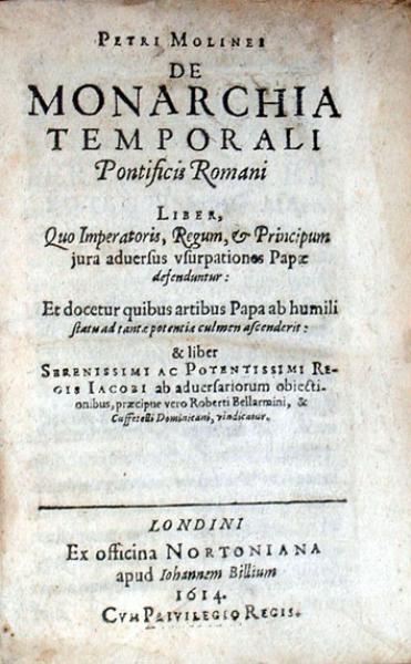 De Monarchia Temporali Pontificus Romani Liber...