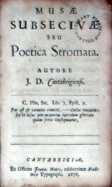 Musae Subsecivae seu Poetica Stromata