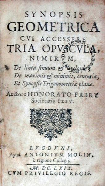 Synopsis Geometrica Cvi Accessere Tria Opvscvla, Nimirvm, De linea...