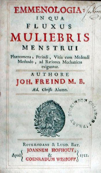 Emmenologia: In Qua Fluxus Muliebris Menstrui Phaenomena, Periodi...