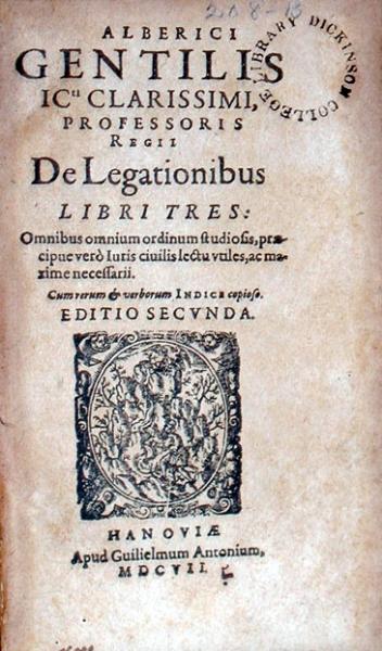 De Legationibus Libri Tres