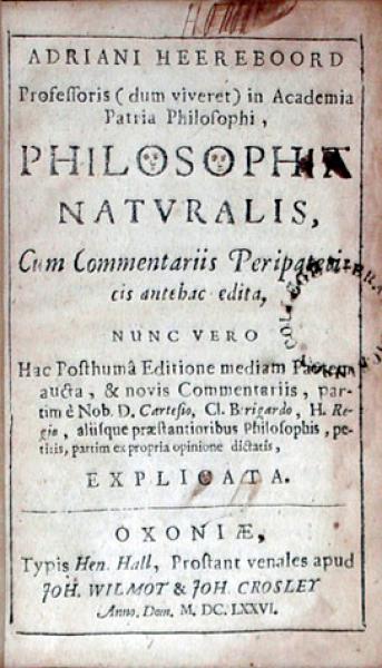 Philosophia Natvralis, Cum Commentariis Peripateticis antehac edita