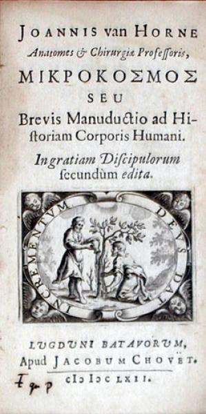 Μικροκοσμος Seu Brevis Manuductio ad Historiam Corporis Humani...