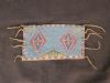 Small Blue Beaded Pouch (2), c.1890