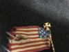 Sigma Chi fraternity pin and flag, c.1865