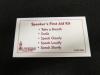 "Speaker's First Aid Kit" card