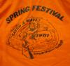 SpringFest t-shirt detail 
