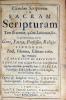 Elenchus Scriptorum in Sacram Scripturam Tam Graecorum...