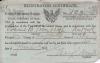 U.S. Immigration Registration Certificate, May 1917