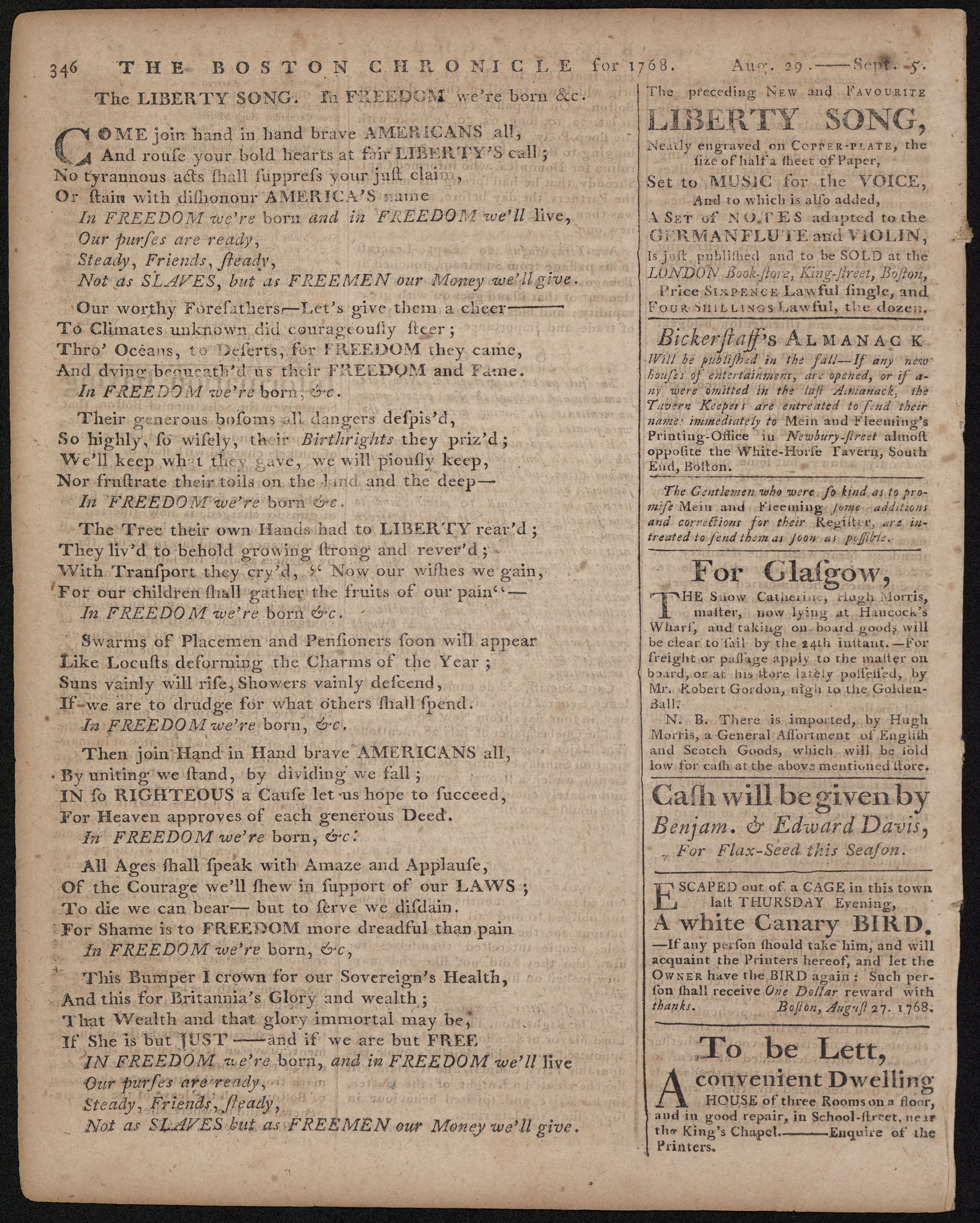 "The Liberty Song" (1768)