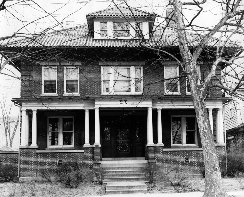 Sigma Chi house, 1947