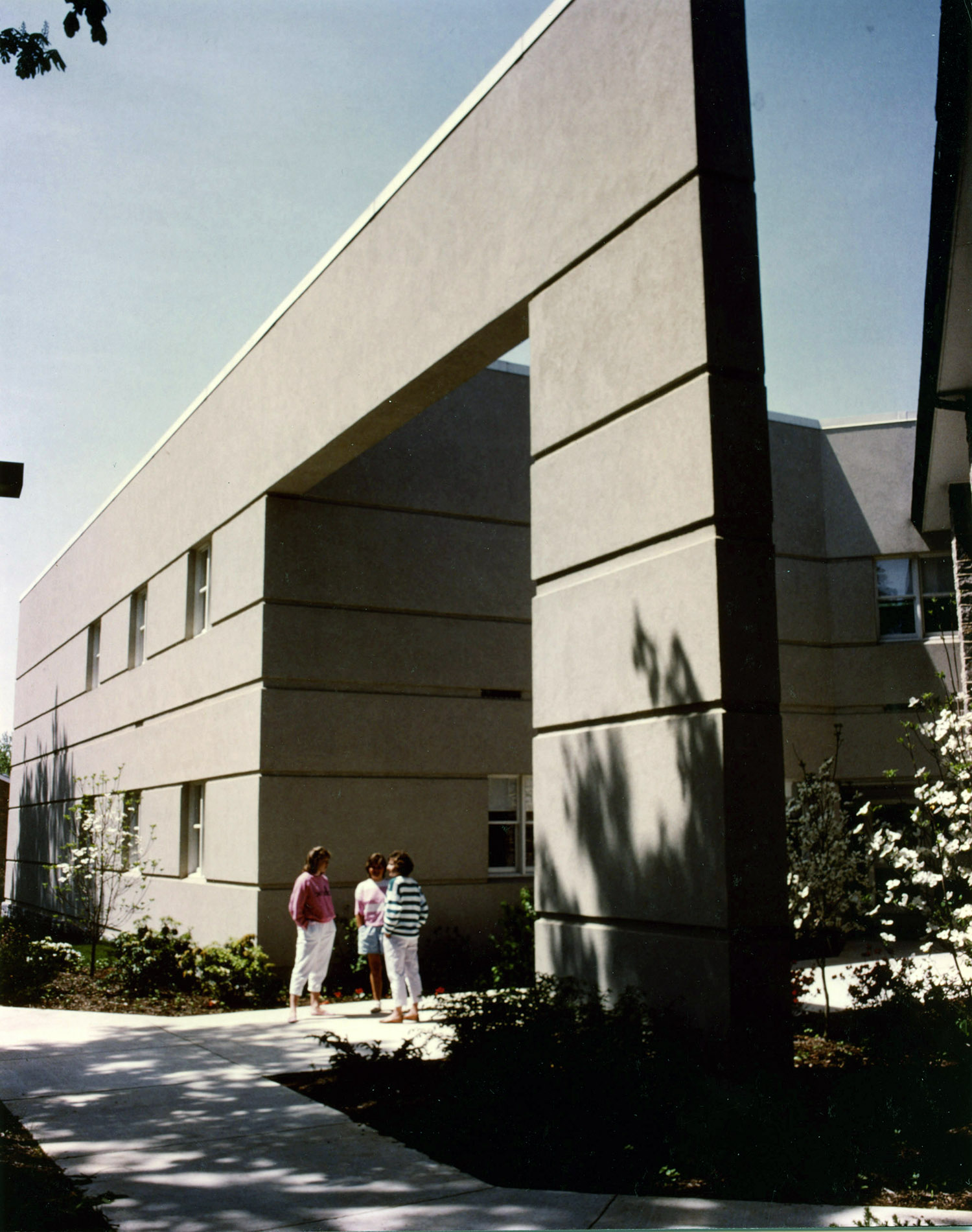 Benjamin D. James Center entrance, c.1990
