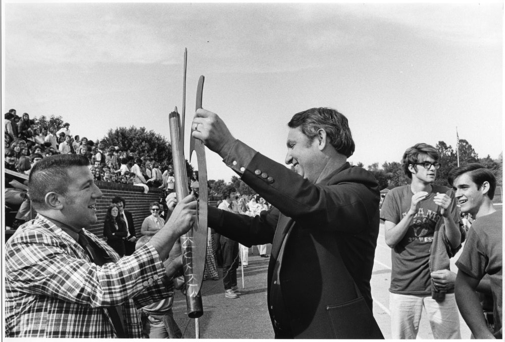 Return of the mermaid at Homecoming, 1975