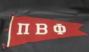 Red Felt Pi Beta Phi Pennant