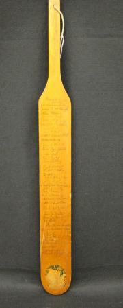 Theta Chi Pledge Paddle, 1970