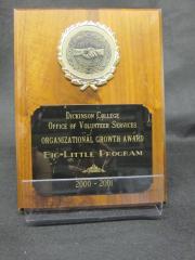 Big-Little Program plaque, 2000-2001