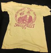 Back of Springfest, 1977 T-shirt