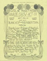 Altland's Ranch "Aphrodisiactic April Acts of Kindness [AAOK] Show: Act IV" Poster: Part 2 - April 27, 1991