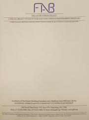 Fall Achievement Benefit (FAB) Stationary Paper 